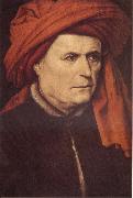 Robert Campin Portrait o a Man oil on canvas